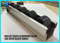 الألومنيوم الأسطوانة المسار تدفق السكك الحديدية بكرة الجاذبية الناقل مع بي بكرات 40A