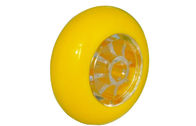 شفاف / أحمر / أصفر استبدال العجلات العجلات مع الفرامل البلاستيكية