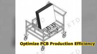 KUTED Stack Pin Trolley نقل مواد PCB بكفاءة
