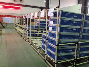 Heavy Duty Steel Pipe Racking System Storage PE Pipe Shelves For Electronic Warehouse