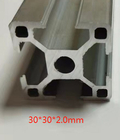 متعددة الوظائف 30mmx30mm الألومنيوم النتوء الملامح مربع سبائك الألومنيوم 6063