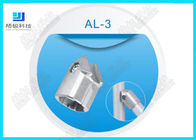 يموت الصب الألومنيوم الأنابيب المفاصل AL -3 الأنودة الفضة 45 موصلات مرنة