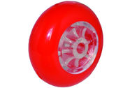 شفاف / أحمر / أصفر استبدال العجلات العجلات مع الفرامل البلاستيكية