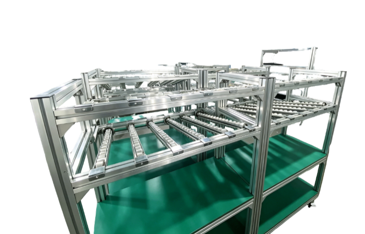 Effortless Material Flow with Roller Conveyor Racks Designed for Smooth and Controlled Movement of Products