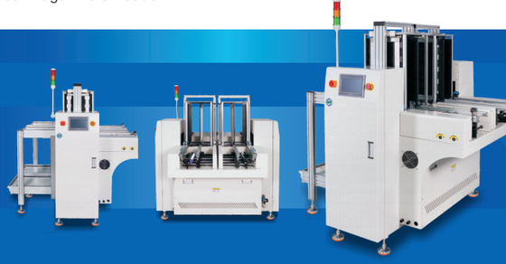 جودة سلسلة SMT لجهاز نقال PCB / مزدوج المجلة إفراج الحدود الأبعاد 1475x1475x1220mm PCB ارتفاع 900±20mm مصنع