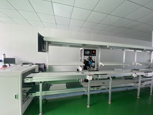 ناقل SMT PCB مع نظام تحكم PLC وتحديد المواقع الخدمية لمعالجة PCB وتصنيف NG OK في خطوط إنتاج SMT