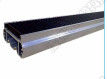عجلة سوداء 4000mm / Bar 50A Roller Track Heavy Duty SGS